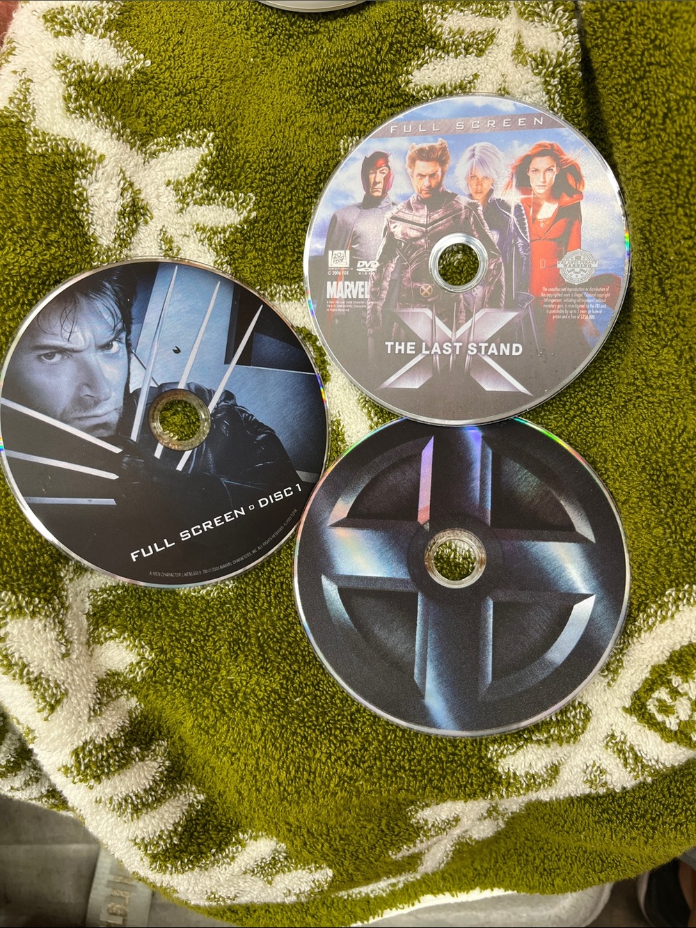 Marvel Black, Silver & Blue X-Men Disc Set